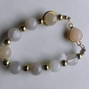 Forever brown stretch bracelet